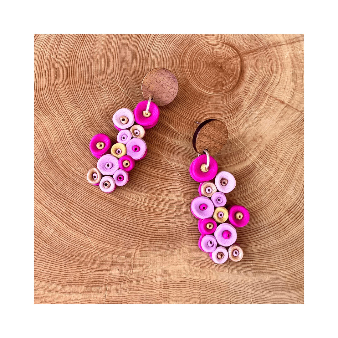 Coral Earrings